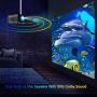 Mini Video Projector | 1080P HD and 170'' Supported HD Lux Home Video Projector | Portable Movie Projector Compatible with HDMI AV USB Micro SD TV Stick (Projector)