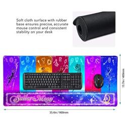 Sailor Moon Custom Mouse Pad Anime Mouse Mat Home Office Computer Gaming Mousepad Desk Mat Large