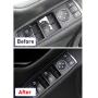 Jaronx 2PCS Driver Window Switch Button Covers for Mercedes Benz,Power Window Master Switch Repair Button Caps Button for C-Class W204 C230 C280 C300 C350,E-Class W212,GLK-Class GLK350 (Not for 2013+)
