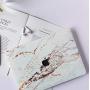 Timocy Hard Case Compatible with MacBook Air 13 Inch – Marble Laptop Case with Keyboard Cover, Screen Protector, Touch Pads Sticker – Enhanced Protection – Gorgeous Designs, Abstract Slash Marble