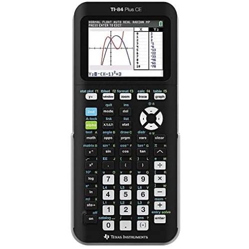 Texas Instruments ti-84 Plus Ce Color Graphing Calculator, Black
