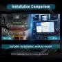 SYGAV Android 10 Car Stereo for 2008-2012 Toyota Highlander Radio with GPS Navigation 10.2 Inch Touch Screen Head Unit