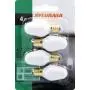LEDVANCE 621031 13553 Sylvania Incandescent Lamp, 4 W, 120 V, C7, Candelabra Screw E12, 3000 Hr, 4 Piece