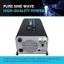 Renogy 3000 Watt 12V DC to 120V AC Pure Sine Wave Inverter Charger w/LCD Display, Lithium Battery Compatibility 9000W Surge