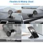 Magnetic Phone Car Mount - FLOVEME 360° Rotate Magnetic Cell Phone Holder for Car Dashboard Hands Free Phone Magnet Car Mount for iPhone 12 11 Pro Xs Max X XR 8 7 6 Samsung Note 20 S21 S11 S10 S9 Plus