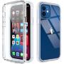 Cyberowl Compatible with iPhone 12 Case/iPhone 12 Pro Case 6.1 inch with Built-in Screen Protector Full-Body Rugged Slim Fit Shockproof Hard Plastic & Soft TPU Resistant Cover (Clear) …