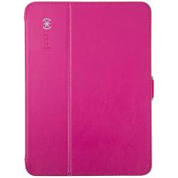 Speck Products Style Folio Case and Stand for Samsung Galaxy Tab 4 10.1, Fuchsia Pink/Nickel Grey