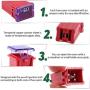 10 Pc Automotive TALL/STANDARD PROFILE JCASE Fuse 20 Amp Fuse Kit for Ford, Chevy/GM, Nissan, and Toyota Pickup Trucks, Cars and SUVs