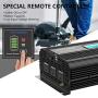 Power Inverter 2000w DC 12V to AC 120V Modified Sine Wave Inverter with LCD Display Remote Control and 3AC Outlets Dual 2.4A USB Ports for Car RV Truck Boat[3 Years Warranty] by VOLTWORKS