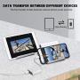 TRYVAT USB Camera Adapter with Fast Charging Port, Portable OTG Cable Adapter Compatible with iPhone, iPad, Card Reader, USB Flash Drive, Keyboard and Mouse