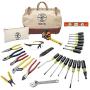 Klein Tools 80028 Electrician Hand Tools Set - 28 Piece, Pliers, Screwdrivers, Nut Drivers, Wrenches, More