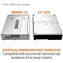 ICY DOCK EZConvert PRO MB982SP-1S 2.5'' to 3.5'' Enterprise Hard Drive Adapter Converter Bracket Mounting Frame Tray for 5/7/9.5/12.5mm 2.5 inch HDD/SSD with SATA III Interface