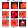 Goplus 6PCS LED Road Flares, Road Emergency Lights Safety Flashing Warning Beacon Disc with Hook and Magnetic Base, 10 Flash Modes (Batteries Not Included), for Car Truck Motorcycle Boat (6PCS)