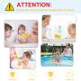 BabyElf Baby Thermometer - (Upgraded Version) Thermometer for Baby in Bath and Swimming Pool, Yellow Duck Shape Infant Thermometer