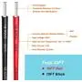 Electrical Wire 18 AWG 18 Gauge Silicone Wire Hook Up Wire Cable 20 Feet [10 ft Black and 10 ft Red] - Soft and Flexible 150 Strands 0.08mm of Tinned Copper Wire High Temperature Resistance (18AWG)