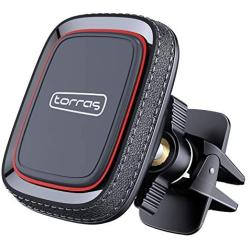 TORRAS Magnetic Car Phone Holder Mount for Air Vent [6 Strong Built-in Magnets] Anti-Shake Cell Phone Vent Mount Cradle Compatible with iPhone 11 pro max X, Samsung S20+ S10 & All Smartphones