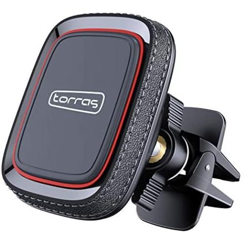 TORRAS Magnetic Car Phone Holder Mount for Air Vent [6 Strong Built-in Magnets] Anti-Shake Cell Phone Vent Mount Cradle Compatible with iPhone 11 pro max X, Samsung S20+ S10 & All Smartphones