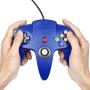 N64 Controller, iNNEXT Classic Wired N64 64-bit Gamepad Joystick for Ultra 64 Video Game Console (Blue)