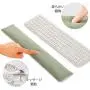 Keyboard Wrist Rest Pad, Washable Keyboard Mouse Wrist Support Pad Bean Bag for Carpal Tunnel, Office Workers, Massage Ergobeads & Cotton Fabric (Army Green)