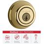 Kwikset 99100-061 910 S TRL ZW L03 SMT Deadbolt, Polished Brass