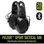 Peltor Sport Tactical 500 Smart Electronic Hearing Protector with Bluetooth Technology, NRR 26 dB, Ideal for the Range, Shooting and Hunting, TAC500-OTH