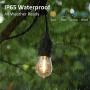 EMITTING Shatterproof & Waterproof S14 Replacement LED Light Bulbs –1W Equivalent to 10W, White Warm 2200K Outdoor String Lights Vintage LED Bulbs, E26 Base Edison LED Light Bulbs (S14-15PACK)