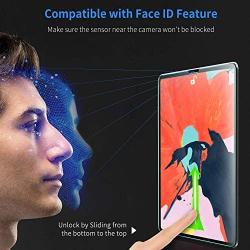 (2pack) Paperfeel Screen Protector for ipad pro 12.9-Inch (2020 and 2018 Model),ZOEGAA Compatible with Apple Pencil&Face ID/Premium PET Flim
