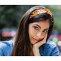 Leopard Print and Floral Knotted Headbands for Women and Girls 6 Pack Set Fabric Wrapped Plastic Fashion Hair Band Womens Head band Leopard Print and Floral Knotted Headbands for Women and Girls 6 Pack Set Fabric Wrapped Plastic Fashion Hair Band Womens Head band
