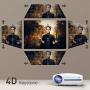 VIVIMAGE Explore 3 Native 1080P Projector, FHD Movies Projector 300'' for Home Theatre 60Hz Compatible TV Stick, 2 HDMI, VGA, Smartphone, PC, TV Box, PS5, ±40° Electronic Keystone Correction