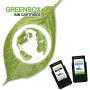 GREENBOX Remanufactured Ink Cartridges 245 and 246 Replacement for Canon PG-245XL CL-246XL PG-243 CL-244 for Canon PIXMA MX492 MX490 MG2920 MG2922 MG2420 MG2520 IP2820 (1 Black 1 Tri-Color)