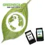 GREENBOX Remanufactured Ink Cartridges 245 and 246 Replacement for Canon PG-245XL CL-246XL PG-243 CL-244 for Canon PIXMA MX492 MX490 MG2920 MG2922 MG2420 MG2520 IP2820 (1 Black 1 Tri-Color)