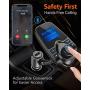 Nulaxy Wireless In-Car Bluetooth FM Transmitter Radio Adapter Car Kit W 1.44 Inch Display Supports TF/SD Card and USB Car Charger for All Smartphones Audio Players Nulaxy Wireless In-Car Bluetooth FM Transmitter Radio Adapter Car Kit W 1.44 Inch Display Supports TF/SD Card and USB Car Charger for All Smartphones Audio Players