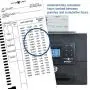 Pyramid Time Systems, Pyramid 5000HD Heavy Duty Steel Auto Totaling Time Clock, includes 25 time cards, ribbon, 2 security keys and user guide, Made in the USA, Black