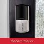 Kwikset 99390-001 Halo Wi-Fi Smart Lock Keyless Entry Electronic Touchscreen Deadbolt Featuring SmartKey Security & San Clemente Single Cylinder Low Profile Handleset Front Door Lock