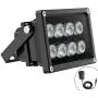 Univivi IR Illuminator 90 Degree Wide Angle 8-LEDs IR Infrared Light for Security Cameras.