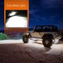 Nilight LED Rock Light 4PCS White Light Pods Waterproof Under Body Wheel Well Light Exterior Interior Lights for Car Truck Pickups ATV UTV SUV Motorcycle Boat, 2 Years Warranty Nilight LED Rock Light 4PCS White Light Pods Waterproof Under Body Wheel Well Light Exterior Interior Lights for Car Truck Pickups ATV UTV SUV Motorcycle Boat, 2 Years Warranty