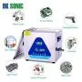 Large Professional Ultrasonic Cleaner-DK SONIC 15L 360W Sonic Cleaner with Heater and Basket for Metal Parts,Carburetor,Fuel Injector,Motor Repair Tools,Brass,Auto Parts,Engine Parts,etc