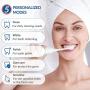 Slicoo Rechargeable Electric Toothbrush, Whitening Electric Toothbrush - Sonic Toothbrush for Adults with 5 Modes, 4 Brush Heads, 1800mAh Battery & Smart Timer (Electric Toothbrush Set)