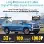 AMTIFO AM-W70 HD 1080P 7 Inch Digital Wireless Backup Camera for Trucks,Cars,Vans,Campers,Hitch Rear View Camera Kit with Stable Signal,DIY Guide Lines
