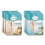 Amope PediMask Kit- 20 Minute Foot Mask to Rejuvenate and Soothe Your Feet with Blend of Moisturizers and Coconut and Macadamia Oils for Baby Smooth Feet in Minutes, 6 Packs