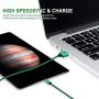 WUYA iPhone Charger MFi Certified 5 Pack - 6FT Lightning Cable Nylon Woven High Speed Data Sync Cord Compatible iPhone 12 11 Pro Max X 8 7 6S Plus SE - Color