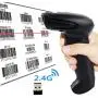 USB Wireless Barcode Scanner,Symcode Handheld Laser Barcode Reader (2.4GHz Wireless & USB2.0 Wired) Rechargeable Cordless 1D Barcode Scanner Bar Code Reader Wireless