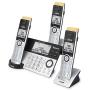 VTech IS8151-3 Super Long Range 3 Handset DECT 6.0 Cordless Phone for Home with Answering Machine, 2300 ft Range, Call Blocking, Bluetooth, Headset Jack, Power Backup, Intercom, Expandable to 12 HS