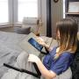 QuickLIFT Adjustable Tablet Stand Mount and Standing Desk Converter for Bed, Couch or Table with X-Vent Cooling for Microsoft Surface, Surface Pro, Surface Go, Surface Book ! Includes Screen Cloth