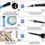 Vastar Soldering Iron Kit, Full Set 60W 110V Soldering Welding Iron Kit - Adjustable Temperature with Digital Multimeter, 5pcs Soldering Iron Tips, Desoldering Pump, Stand, Anti-static Tweezers