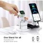 Wireless Charger Stand, CEREECOO 4 in 1 Wireless Charging Station Dock Compatible with iPhone Series12/11/11pro/Xr/Xs/X/Max/8/8Plus Apple Watch6/5/4/3 AirPods Pro/1/2(iWatch Charger Required) Wireless Charger Stand, CEREECOO 4 in 1 Wireless Charging Station Dock Compatible with iPhone Series12/11/11pro/Xr/Xs/X/Max/8/8Plus Apple Watch6/5/4/3 AirPods Pro/1/2(iWatch Charger Required)