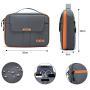 BAGSMART Universal Travel Cable Organizer Electronics Accessories Carry Bag for 9.7 inch iPad, Kindle, Power Adapter