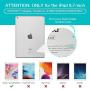 ESR Yippee Trifold Smart Case for iPad 6th Generation 2018/2017 (Not for iPad 10.2) [Lightweight] [Multi-Angle Viewing Stand Case] [Auto Sleep/Wake] for iPad 5th/6th Gen - Light Blue