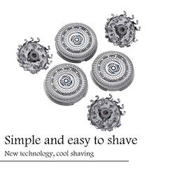 Desfaidy SH70/62 Electronic Shaver Head Cutter Replacement Blades Parts Compatible with Philips Norelco Serie 7000
