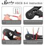 Ferrule Crimping Tool Kit - Sopoby Ferrule Crimper Plier (AWG 28-7) w/ 1800pcs Wire Ferrules Kit Wire Ends Terminals(AWG 22-8)